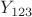 $Y_{123}$