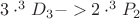$3\cdot^3D_3 -> 2\cdot ^3P_2$