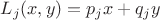 $L_j(x,y)=p_jx+q_jy$ $L_j(x,y)=p_jx+q_jy$