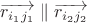 $\[\overrightarrow {{r_{{i_1}{j_1}}}} \parallel \overrightarrow {{r_{{i_2}{j_2}}}} \]$
