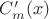 $C_m'(x) $