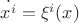 $\dot {x^i}={\xi}^i(x)$