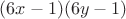 $(6x-1)(6y-1)$