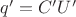 $q' = C'U'$