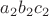 $a_2  b_2  c_2$