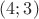 $(4;3)$