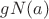 $gN(a)$