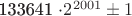 133641 \cdot 2^{2001} &plusmn; 1