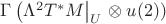 $\Gamma\left(\Lambda^2 T^*M\big|_U\right\otimes u(2))$