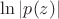 $\ln |p(z)|$