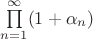$\prod\limits_{n=1}^{\infty}(1+\alpha_n)$