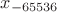 $x_{-65536}$ $x_{-65536}$