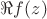 $\Re{f(z)}$