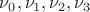 $\nu_0,\nu_1,\nu_2,\nu_3$