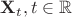 $\mathbf X_t, t\in \mathbb R$