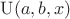 $\mathrm{U}(a,b,x)$