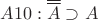 $A10 : \overline{\overline{A}} \supset A $