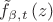 ${{\tilde{f}}_{\beta ,t}}\left( z \right)$