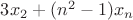 $3x_2+(n^2-1)x_n$