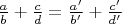 $\frac ab+\frac cd=\frac{a'}{b'}+\frac{c'}{d'}$