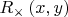 $R_ \times  \left( {x,y} \right)$