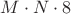 $M\cdot N\cdot8$