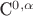 C^{0,\alpha}