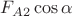 $F_{A2}\cos\alpha$