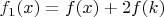 $f_1(x)=f(x)+2f(k)