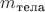 $m_\text{тела}$