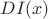 $DI(x)$