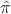 $\hat \pi$