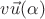 $v\vec u(\alpha)$
