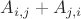 $A_{i,j}+A_{j,i}$