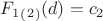 $F_1_(_2_)(d)=c_2$