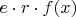 $e \cdot r \cdot f(x)$