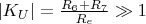 $|K_U| = \frac{R_6+R_7}{R_e} \gg 1$