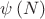 $\psi \left ( N \right )$