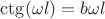 $\ctg(\omega l)=b \omega l$