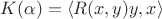 $K(\alpha)=\langle R(x,y)y, x\rangle$