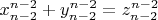 $x_{n-2}^{n-2}+y_{n-2}^{n-2}=z_{n-2}^{n-2}$