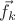 $\vec f_k$