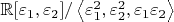 $\mathbb{R}[\varepsilon_1, \varepsilon_2]/\left<\varepsilon_1^2, \varepsilon_2^2, \varepsilon_1\varepsilon_2\right>$