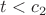 $t<c_2$