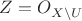 $Z=O_{X\setminus U}$