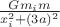 $\frac{Gm_im}{x_{i}^2+(3a)^2}$
