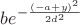 $b e^{-\frac{(-a+y)^{2}}{2 d^{2}}}$