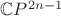 $\mathbb{C}P^{2n-1}$