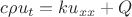 $c\rho u_t = k u_{xx} + Q$