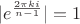 $|e^{\frac{2\pi ki}{n-1}}|=1$